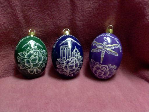 Hand Engraved Egg Ornament