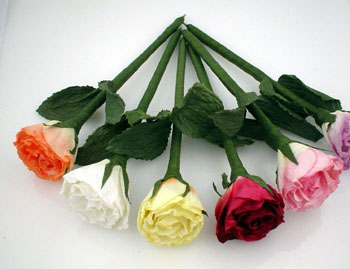 Paper Rose Topped Pen